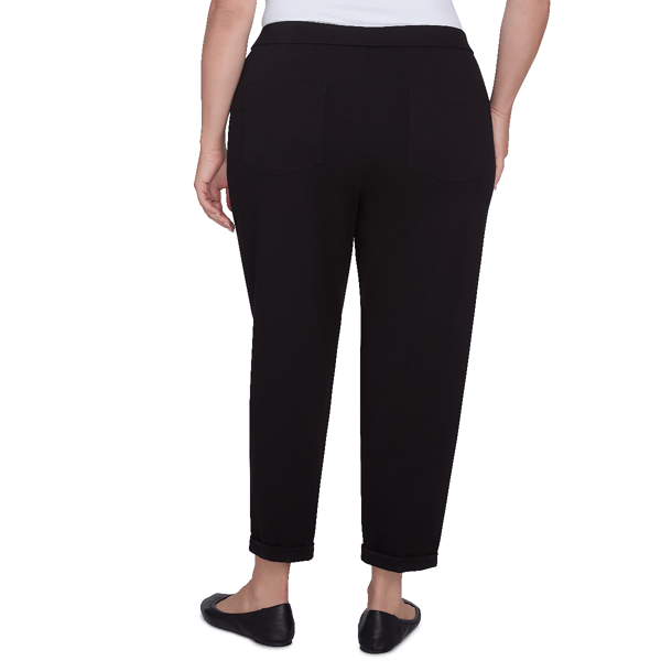 Plus Size Alfred Dunner Romancing The Stone Cuffed Ankle Pants