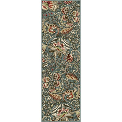 Tayse Capri Giselle Seafoam Runner Rug - image 