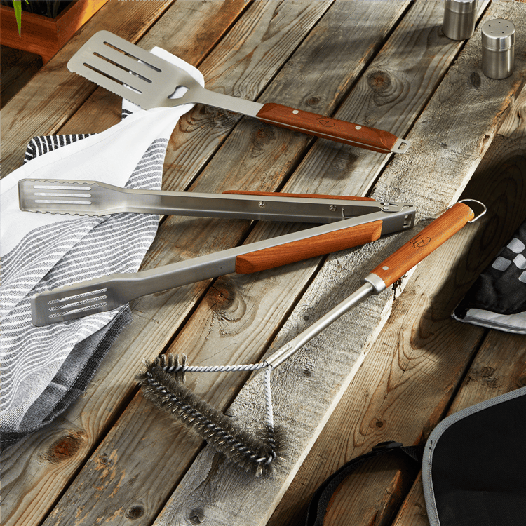 BergHOFF Stainless Steel 3pc. BBQ Tool Set