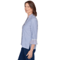 Womens Alfred Dunner Mykonos Mixed Stripe Button Front Blouse - image 4