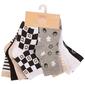 Girls &#40;4-6x&#41; Capelli New York Smiley Ribbed Top Quarter Socks - image 1
