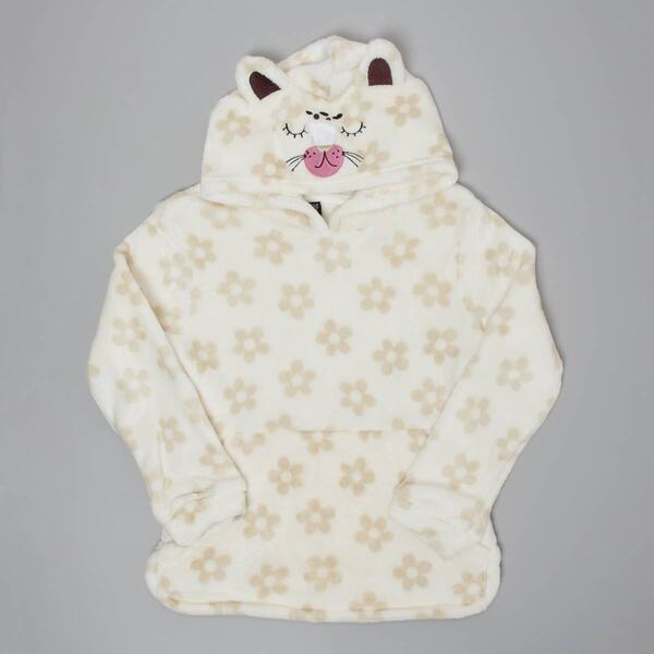 Girls &#40;4-6x&#41; Star Ride&#40;R&#41; Cozy Floral 3D Ears Leopard Hoodie - image 