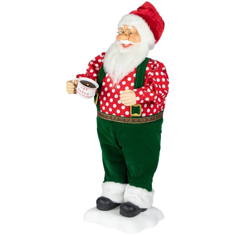 Northlight Seasonal 24in. Animated Santa Claus Christmas Figurine