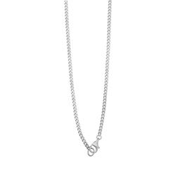 Splendere Rhodium Plated Sterling Silver CZ Open Heart Necklace