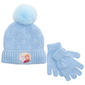 Girls Disney Frozen Faux Pearl Cable Beanie w/ Gloves - image 1