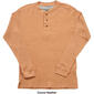 Mens Preswick & Moore&#174; Long Sleeve Thermal Henley Pajama Shirt - image 2