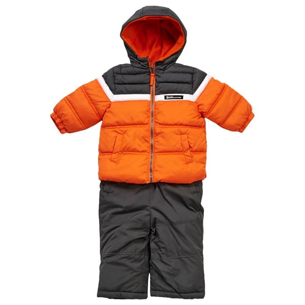 Baby Boy iXtreme Color Block Puffer Snowsuit - image 