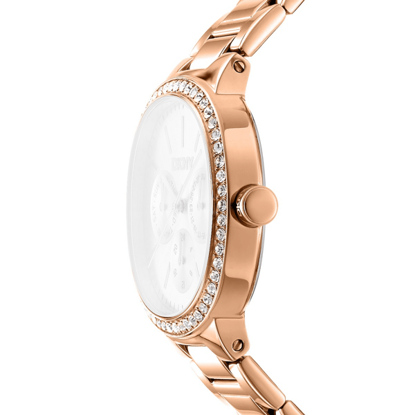 Womens DKNY Rose Gold Multifunction Watch-DK1L084M0075