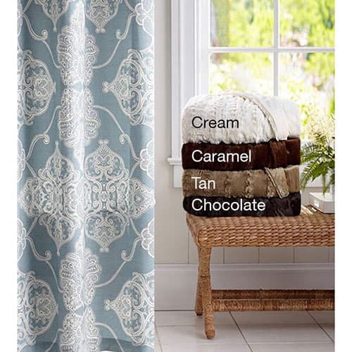 Swift Home Cozy Faux Fur Embossed Blanket