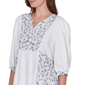 Petite Ruby Rd. French Riviera 3/4 Sleeve Mixed Floral Blouse - image 5