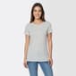 Petite Architect® Short Sleeve Crew Neck Marled Tee - image 2
