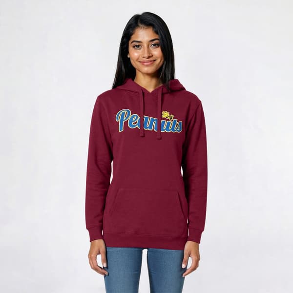 Juniors Freeze Peanuts Snoopy with Woodstock Fleece Hoodie - image 