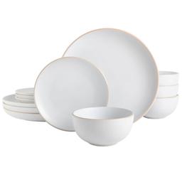 Gibson Home Rockaway 12pc. Dinnerware Set - Matte White