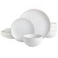 Gibson Home Rockaway 12pc. Dinnerware Set - Matte White - image 1