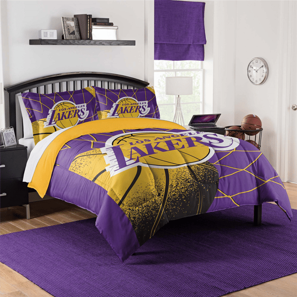 Sweet Home Collection NBA Los Angeles Lakers Comforter Set - image 