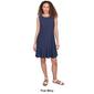 Petite Ruby Rd. Sleeveless Swiss Dot Ruffle Hem Dress - image 4