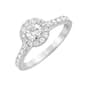 Nova Star™ 5/8ctw. Lab Grown Halo Diamond Engagement Ring - image 4