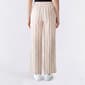 Juniors No Comment Stripe Linen Flyaway Pants With Rope String - image 2