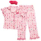 Girls (4-6x) Betsey Johnson 3pc. Cupcake/Bows Pajama Set - image 1