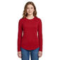 Juniors Lily & Lace Long Sleeve Crew Neck Tee - image 1