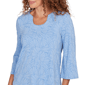 Womens Ruby Rd. California Dreaming Horseshoe Floral Blouse - image 5