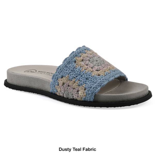 Womens White Mountain Maxim Slide Sandals - image 