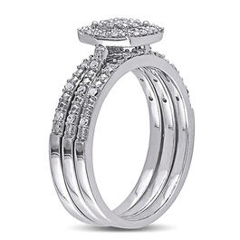 Loveblooms&#8482; White Gold 1/3ctw. Diamond Bridal Ring Set