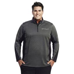 Mens Big & Tall Spyder 1/4 Zip Long Sleeve Shirt