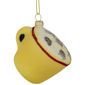 Northlight 4in. Glittered Cappucino Glass Christmas Ornament - image 5