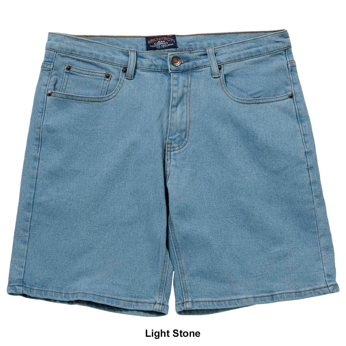 Young Mens Architect® Jean Co. Relaxed Fit Stretch Denim Shorts