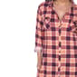 Plus Size White Mark Piper Stretchy Plaid Tunic Shirtdress - image 9