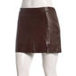 Juniors Love Tree Pleather Mini Skirt with Slit - image 1