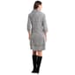 Petites Robbie Bee 3/4 Sleeve Cowl Neck Knit Sweater Dress - image 2