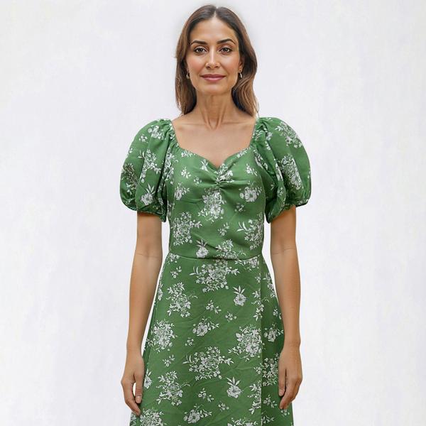 Womens Absolutely Famous Short Sleeve Floral A-Line Dress - Boscov's