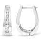 Haus of Brilliance 14kt. White Gold 1/4ctw. Diamond Hoop Earrings - image 1