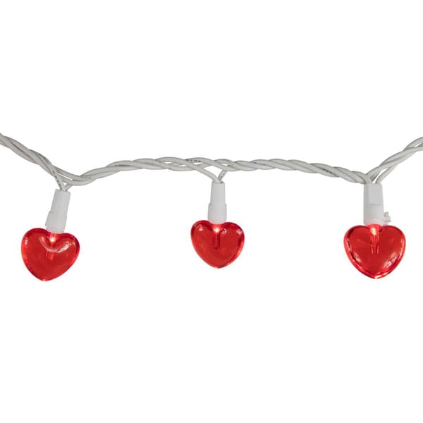 Northlight Seasonal Red LED Mini Heart Lights