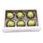 Kurt S. Adler 6pc. 80MM Green Leaf Design Ball Ornaments - image 5