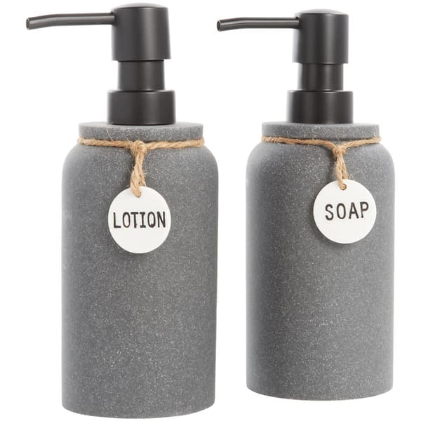 2pc. Ceramic Lotion Pump Set - image 