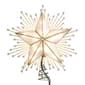 Kurt Adler 10in 5-Point Capiz Star Treetop w/ Rays & Beads - image 1