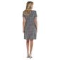 Womens Connected Apparel Short Sleeve Print ITY Dress w/Pockets - image 2
