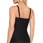 Womens Christina Blue Solid Ribbed D Cup Tankini Swim Top - image 3
