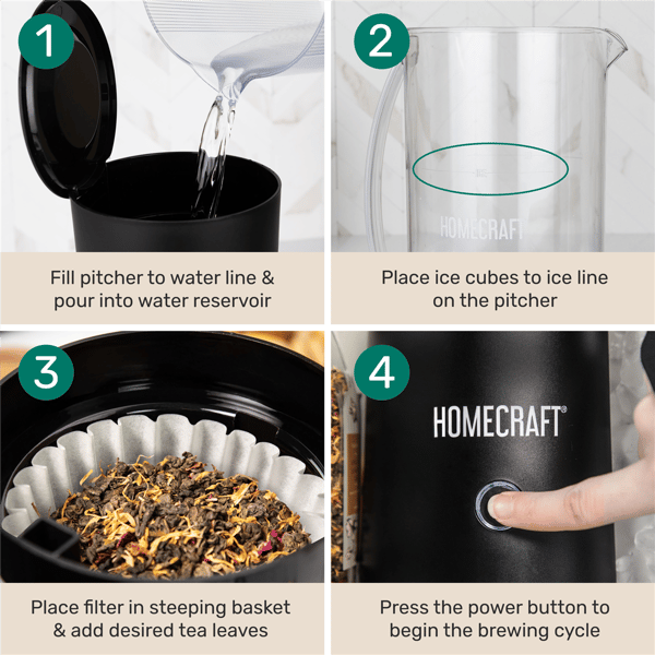 HomeCraft 2qt. Iced Tea Maker