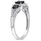 Diamond Classics™ 10kt. Gold 1ct. Black & White Diamond Ring - image 2