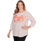 Plus Size Ruby Rd. Must Haves II Fall Harvest Stripe Tee - image 3