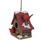 Northlight Seasonal 7in. Christmas Birdhouse with Cardinals - image 4