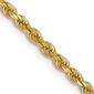 Unisex Gold Classics&#8482; 2mm. 14k Diamond Cut Rope Chain Necklace - image 3