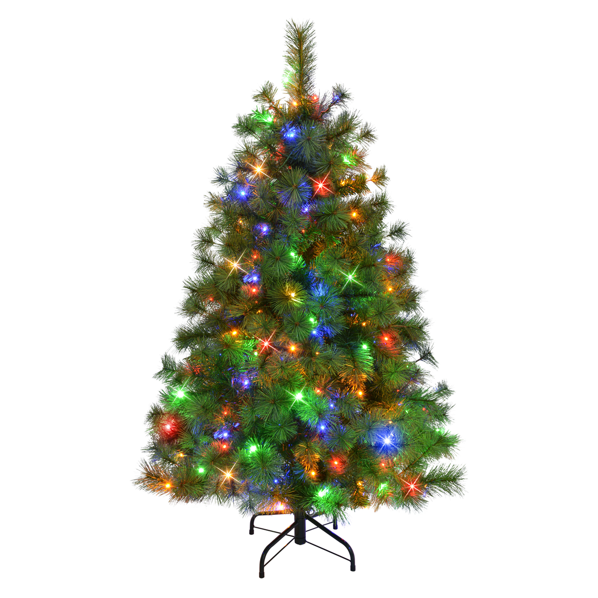 Puleo International 4.5ft. Pre-Lit Colorado Pine Christmas Tree