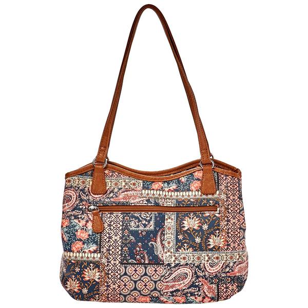MultiSac Oakland Java Patchwork 4 Poster Shoulder Bag
