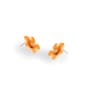 Betsey Johnson Tropical Flower Stud Earrings - Orange - image 3
