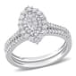 Diamond Classics(tm) 14kt. White Gold 1/2ctw. Diamond Halo Set - image 1